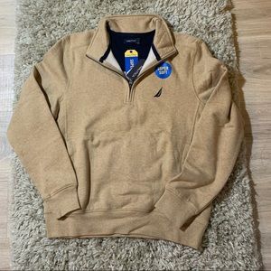Náutica classic fit quarter zip fleece pullover